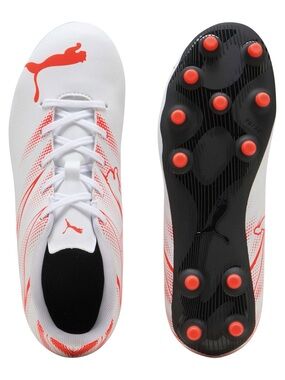 Brand New-Puma Kids' Attacanto FG/AG soccer cleats